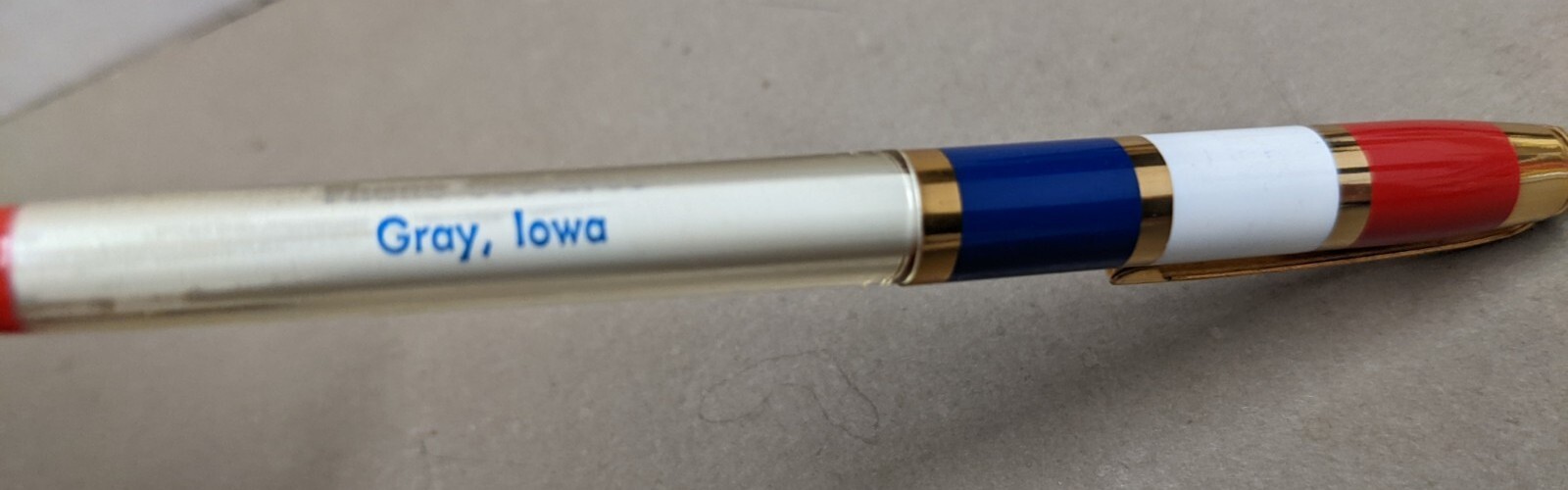 Vintage Wayne R. Rudnick Corn Shelling & Cracking Phn 563-2988 Gray Iowa IA Pen