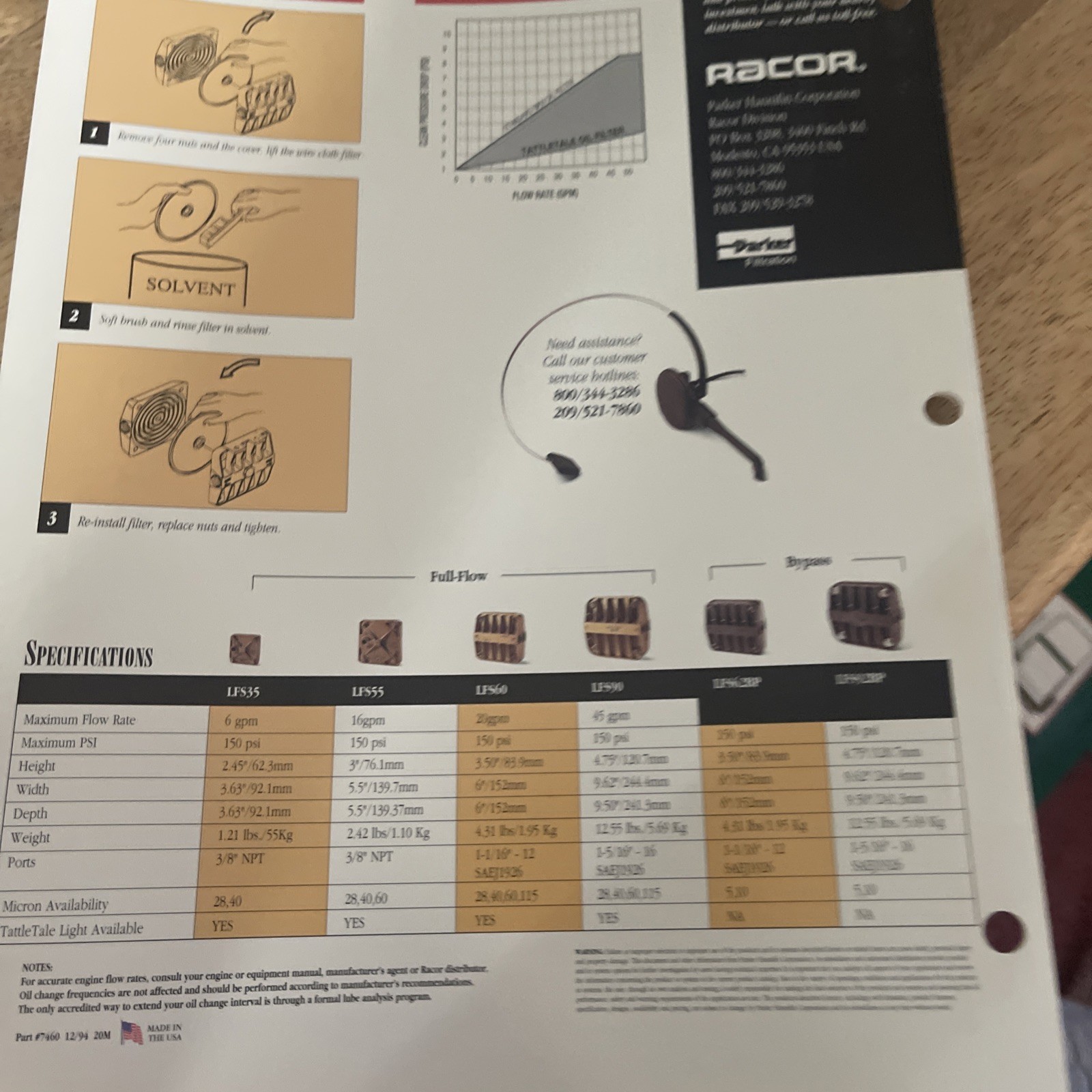 Racor Parker Liquid Filtration Systems Brochure