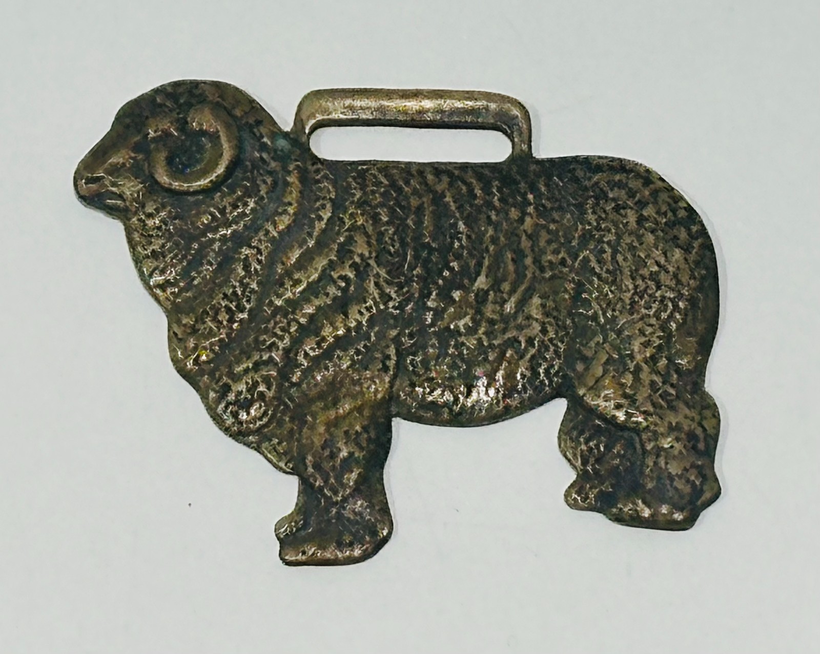 Vtg Union Stock Yards Ogden, Utah pocket watch fob sheep cattle hogs collectible