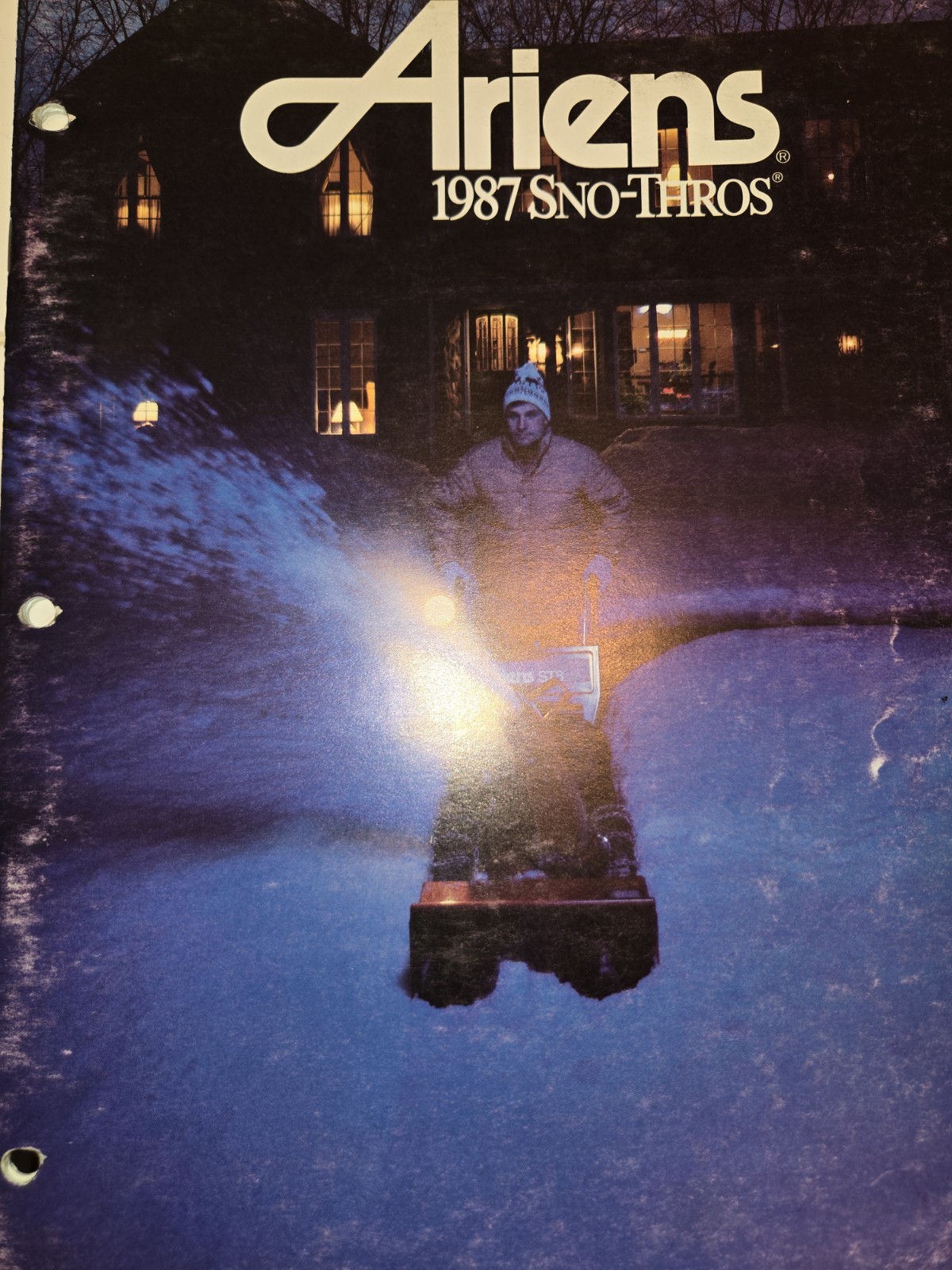 1987 1988 ARIENS DEALERSHIP ADVERTISING BROCHURES SNO-THROS