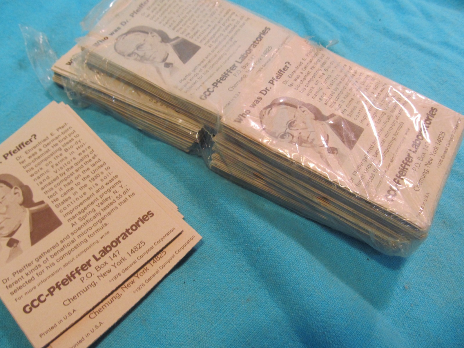 80+ GENERAL COMPOST CORP GCC-PFEIFFER LABORATORIES PAMPHLETS CHEMUNG NY
