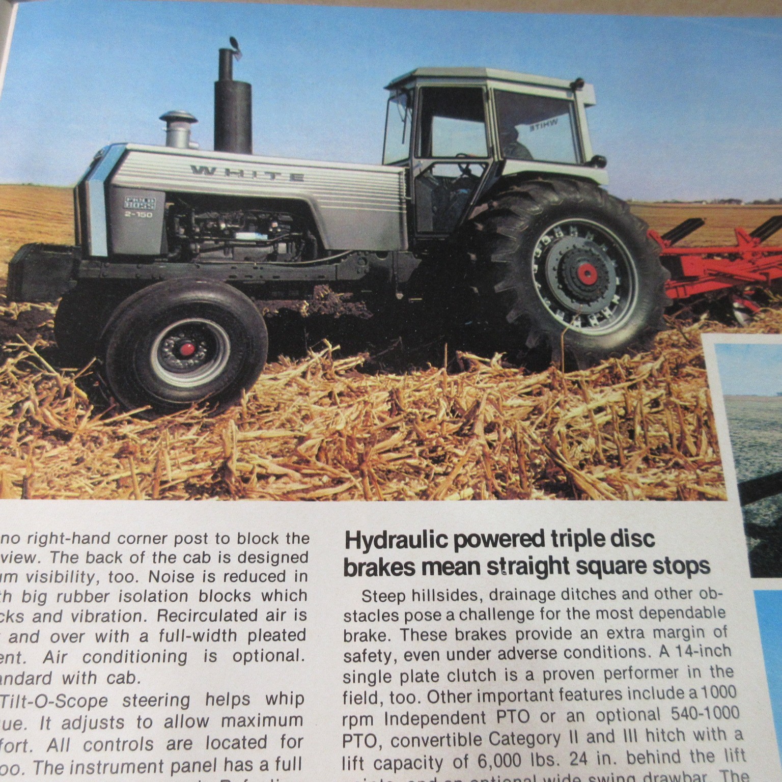 VINTAGE WHITE FARM EQUIPMENT 1976 FARM EQUIPMENT LINE BROCHURE FIELD BOSS