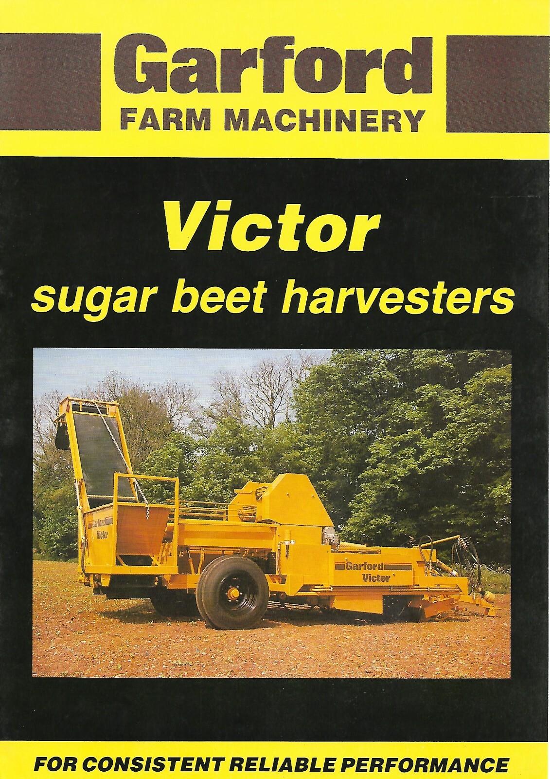 Farm Equipment Brochure – Garford – Victor – Sugar Beet Harvester (F8590)