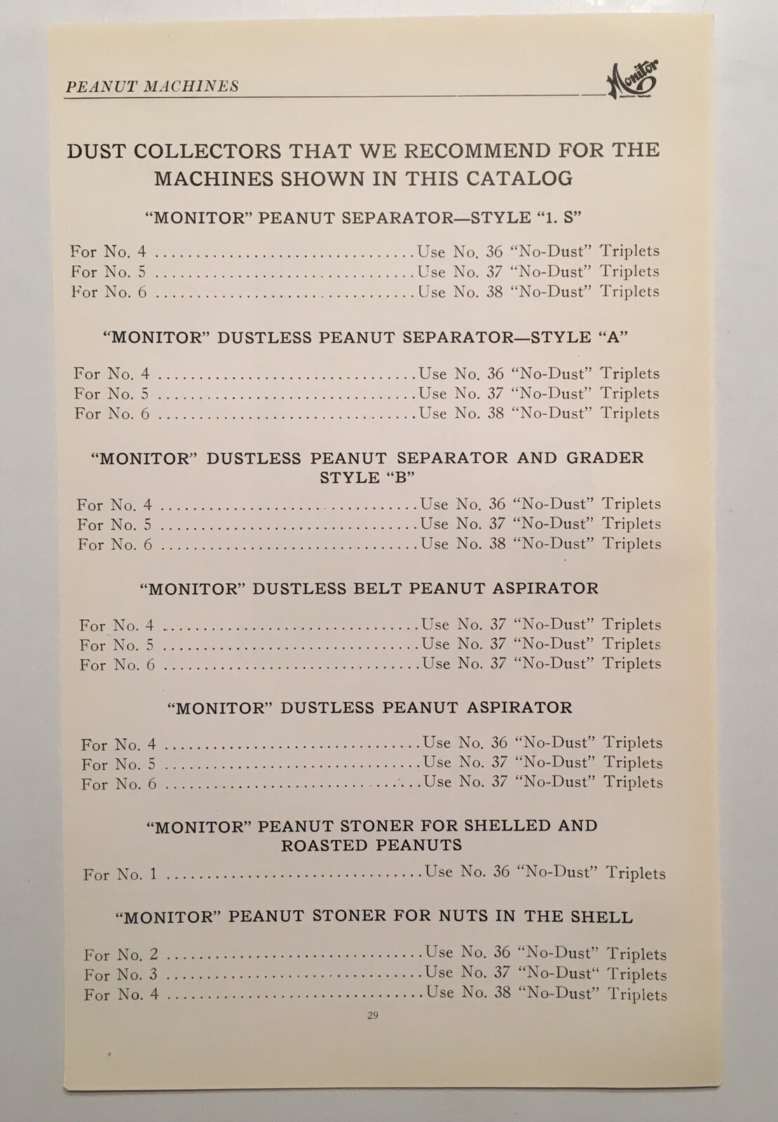 Vintage ORIGINAL 1920 Industrial Machine Ad for Monitor Powder Feeder and Mixer