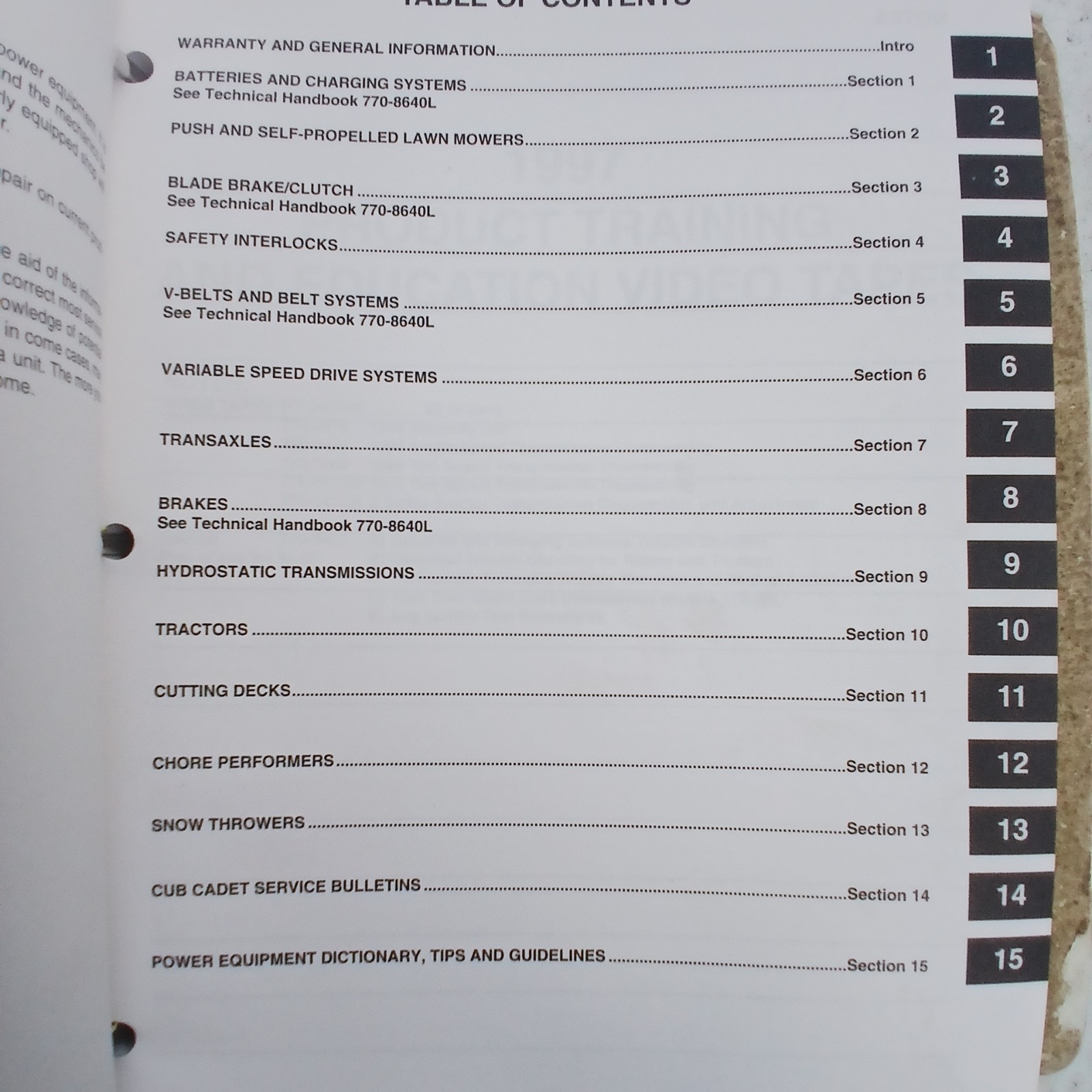 1994, 1995, 1997 White Outdoor Power Products Training Seminars Books Repair