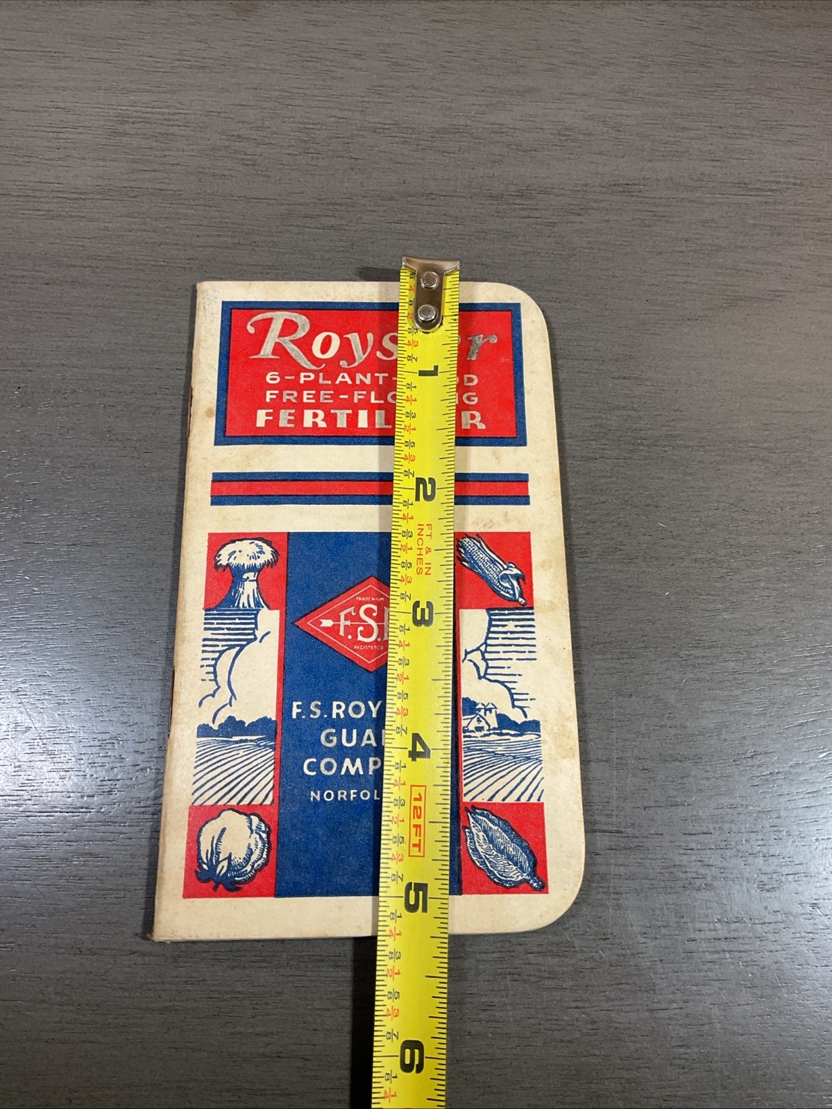 Vintage 1953 53 Royster Guano Co Fertilizer Ledger Farm Notepad Reference B36