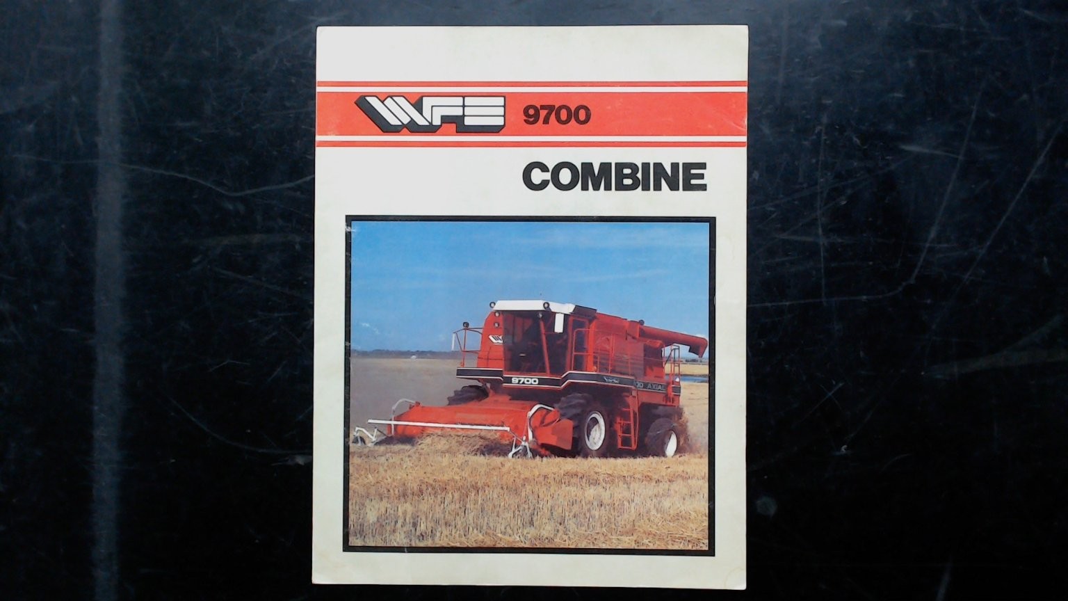 White Farm Equipment 9700 Combine Brochure Vintage Agriculture 1982