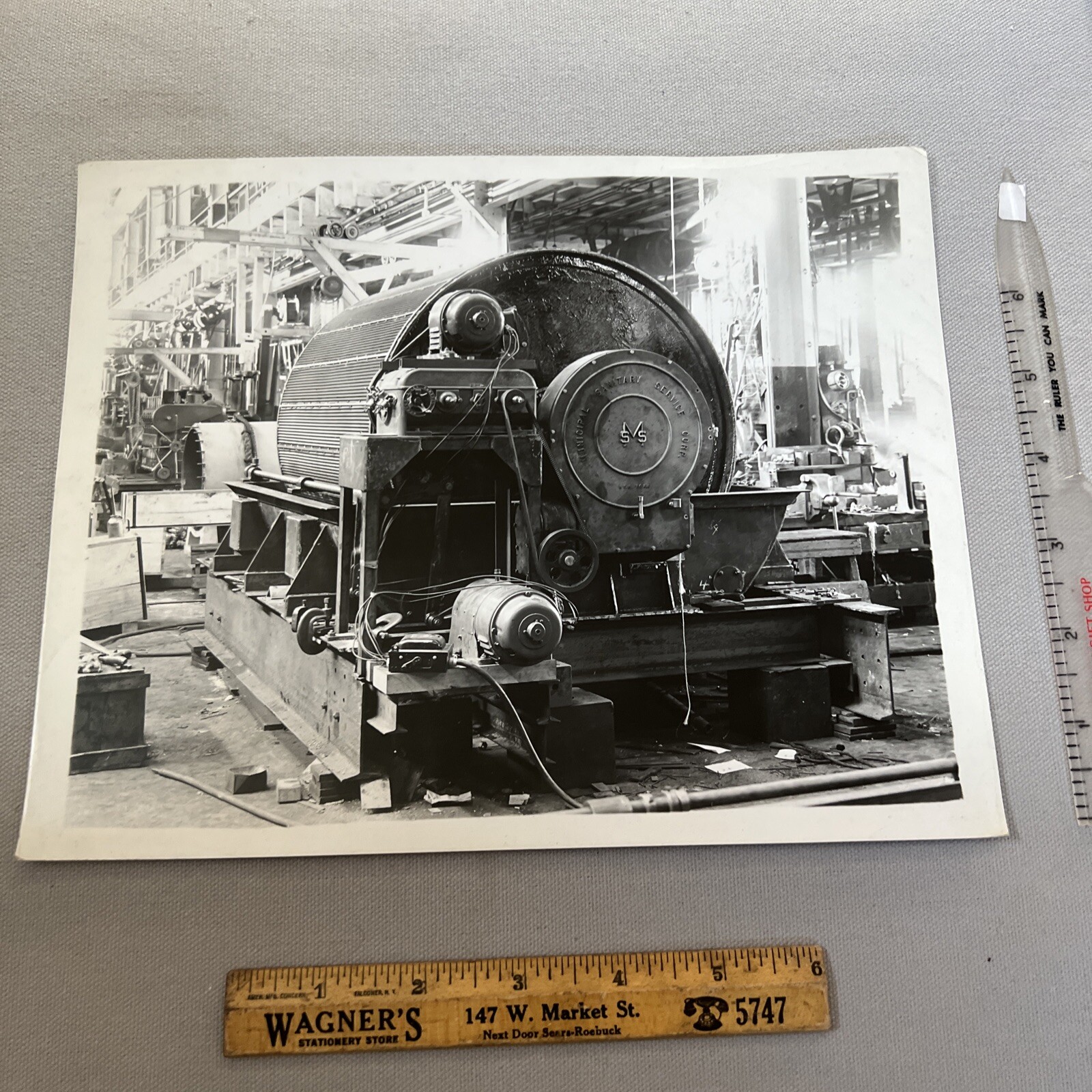 Vntg 1950s York Pa AB Farquar Co. Official Archive Photograph Early Machinery