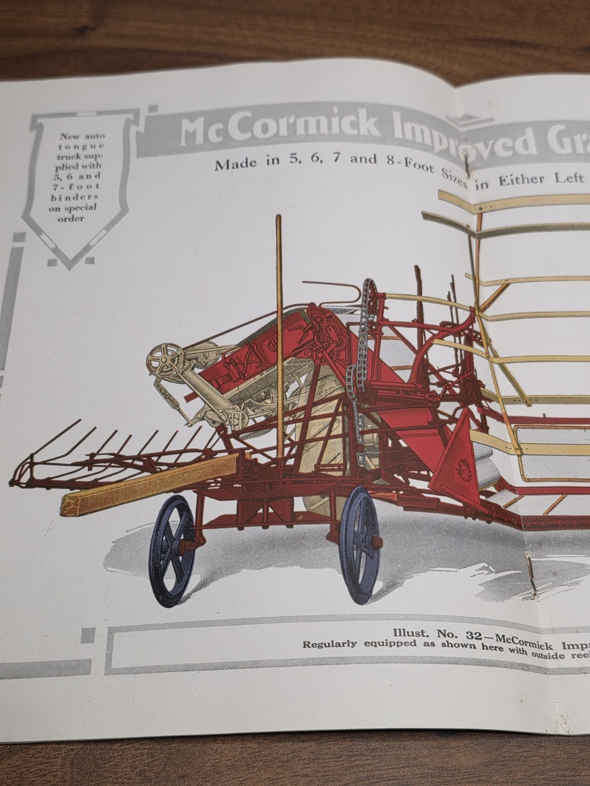 Early 1900s McCormick Tractor Catalog Brochure A-10-G Very Nice!!