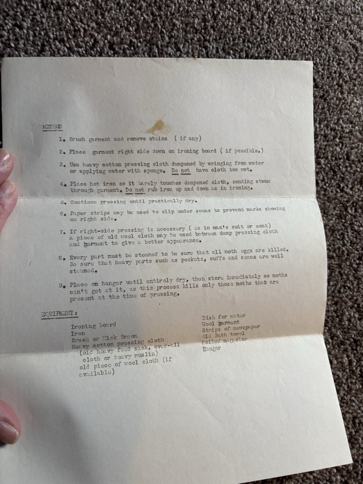 1942 Letter Cooperative Extension Work In Agriculture & Home Economics MI State