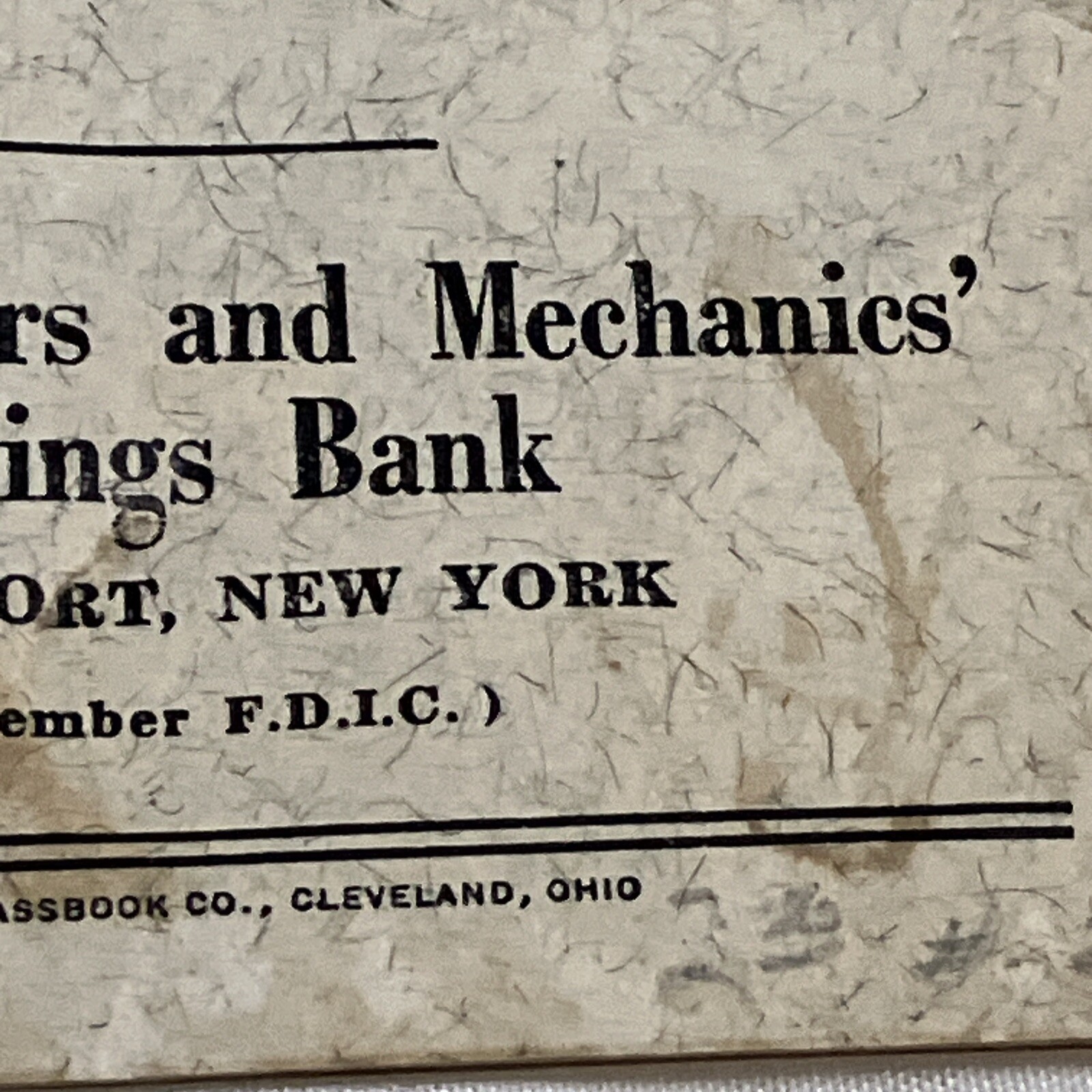 Rare Advertising VTG DIME Saver Book The Farmers And Mechanics Saving Bank