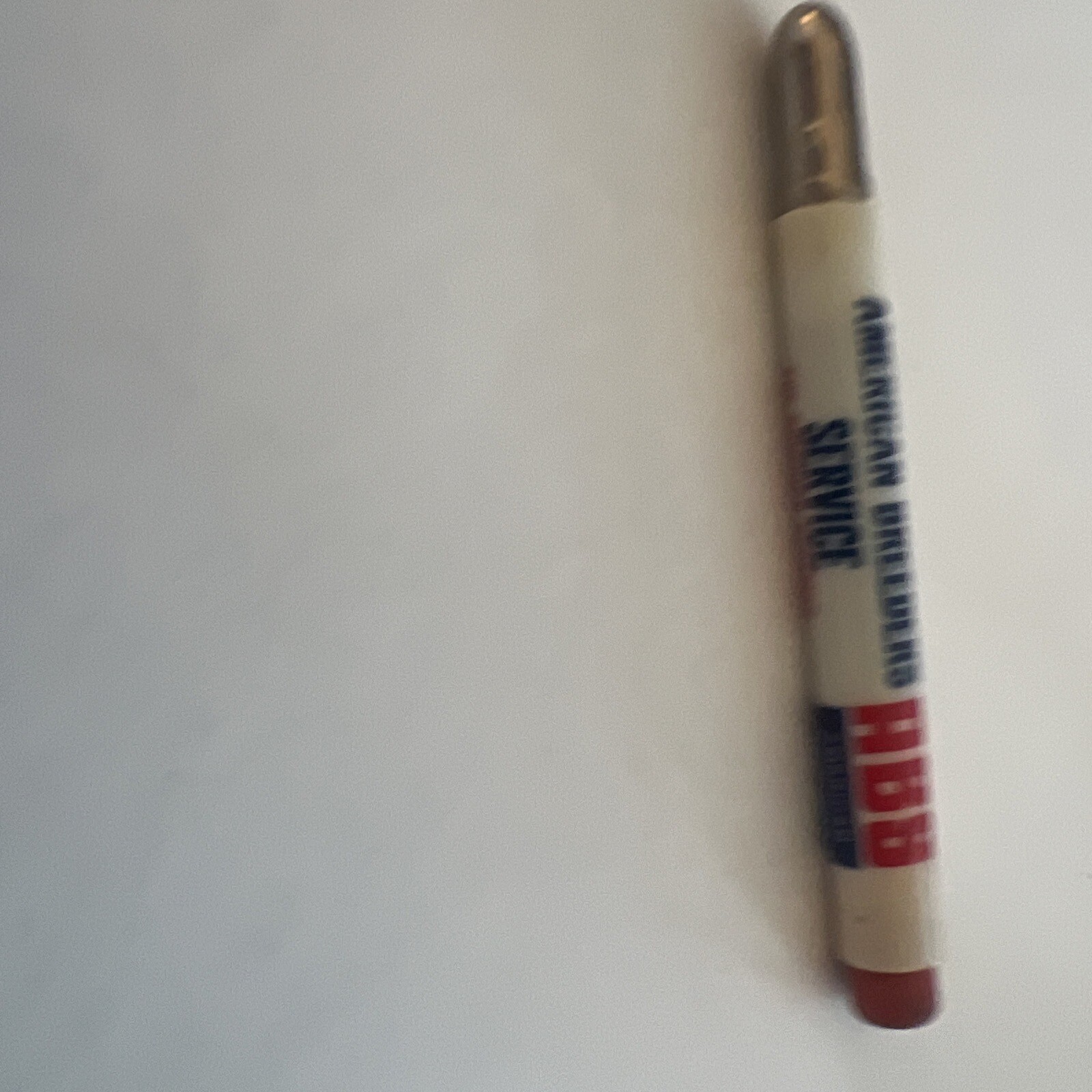 ABS American Breeders Service Bullet Pencil Farm Genetics Vintage Advertising
