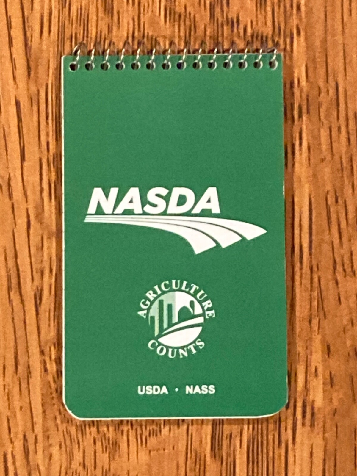 NASDA Agriculture Counts – USDA NASS Promotional Spiral Notepad