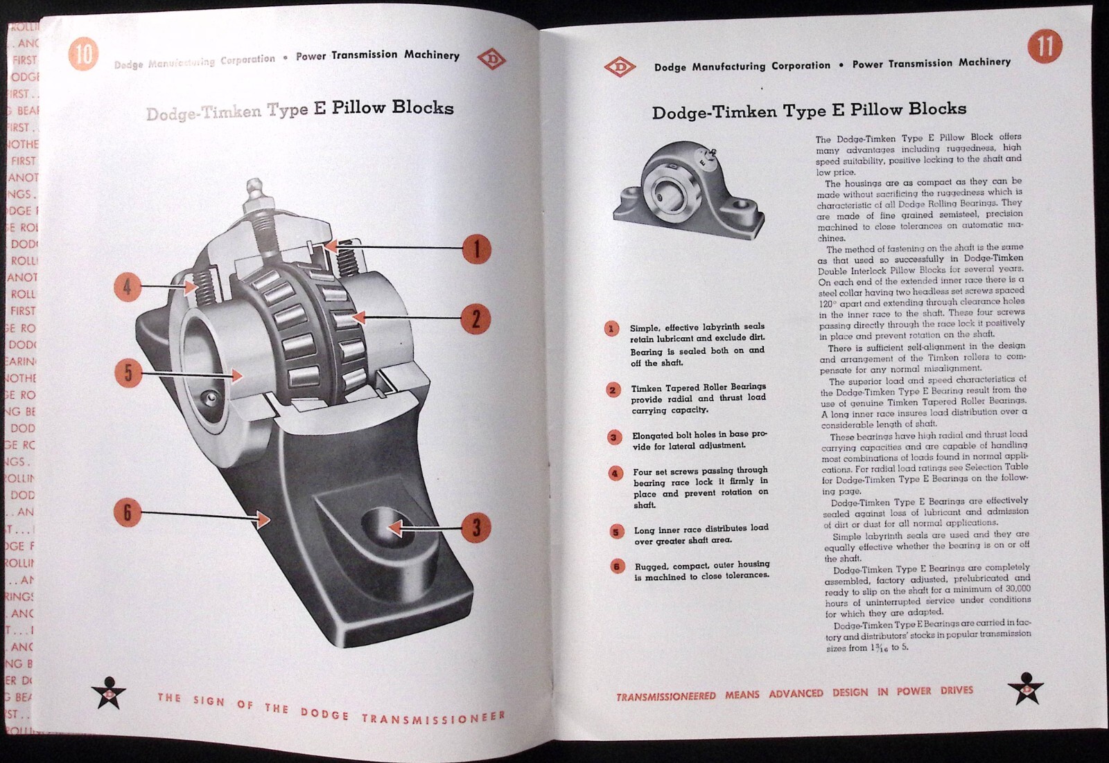 1953 Dodge of Mishawaka IN Rolling Bearings Bulletin A-622