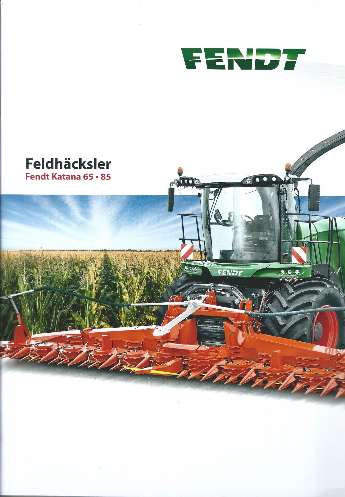 Farm Harvester Brochure – Fendt – Katana 65 85 – Forage – 2013 GERMAN (F5826)