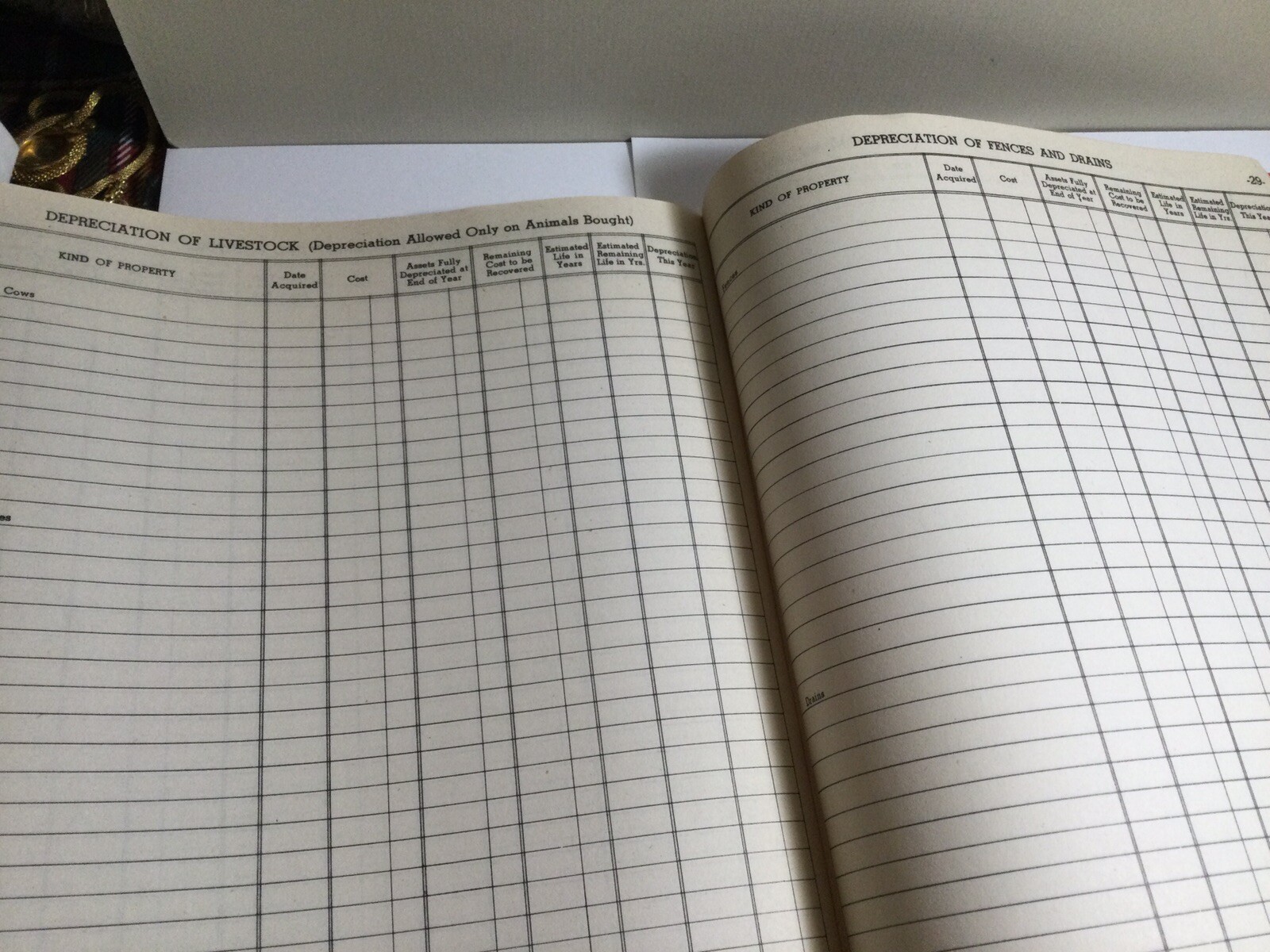 1948 HUDSON’S & MURPHY FEEDS ELMIRA, OH FARM INCOME TAX REPORT BOOKLET