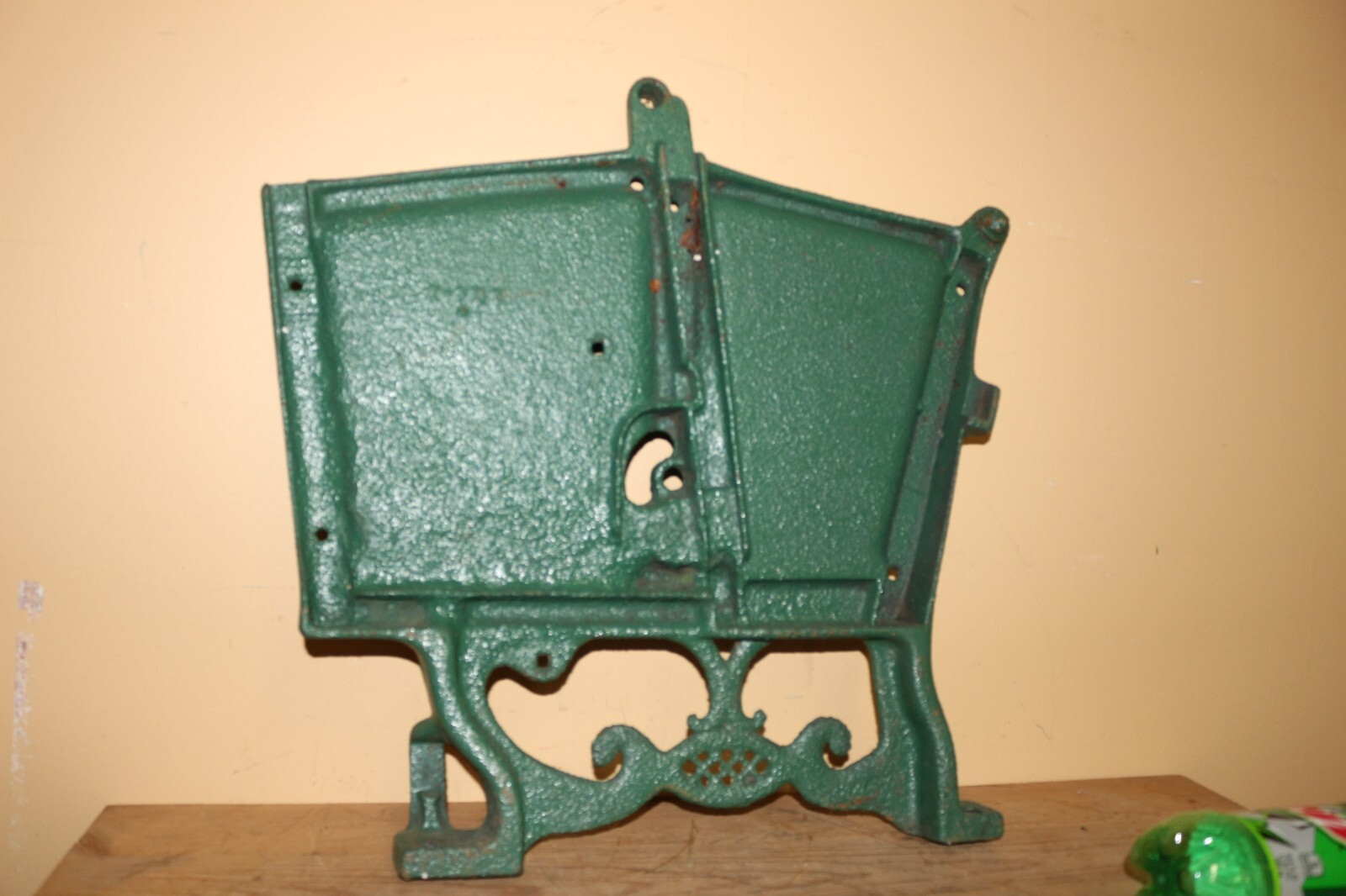 Antique Superior Grain Drill Corn Seed Planter Box End Cast Iron Farm Sign