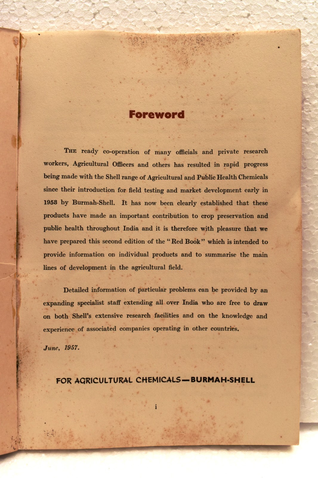 Vintage Shell Agricultural Chemicals Booklet India Farming Products Brochure