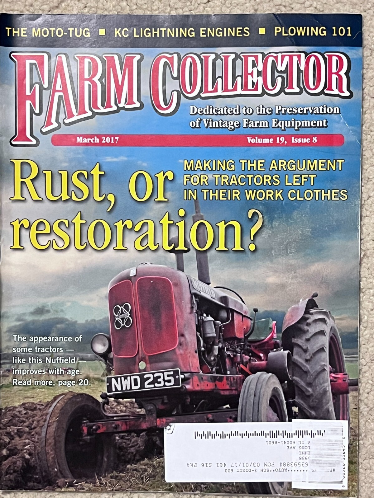 Kansas City Lightning Engines, Duesenberg, Ford Moto-Tug, Tractor Plowing 101