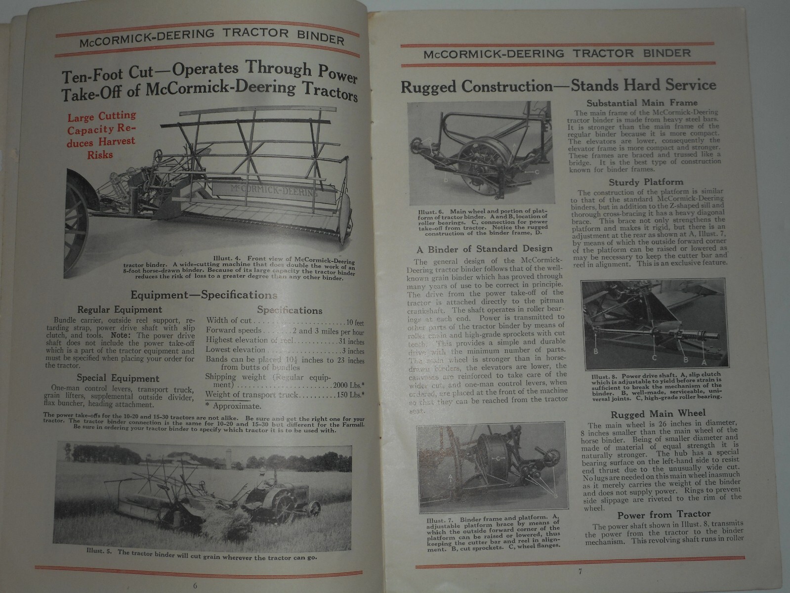 IH MCCORMIC DEERING REAPER CENTENNIAL 1831-1931 Grain Binders Sales Brochure