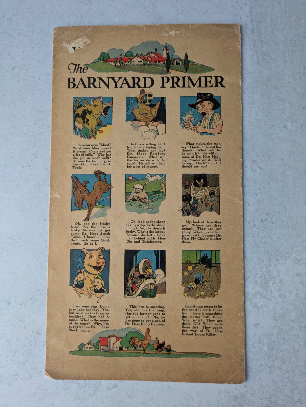 Dr. Hess & Clark Merchandiser Agricultural Ad Booklet Ashland Ohio