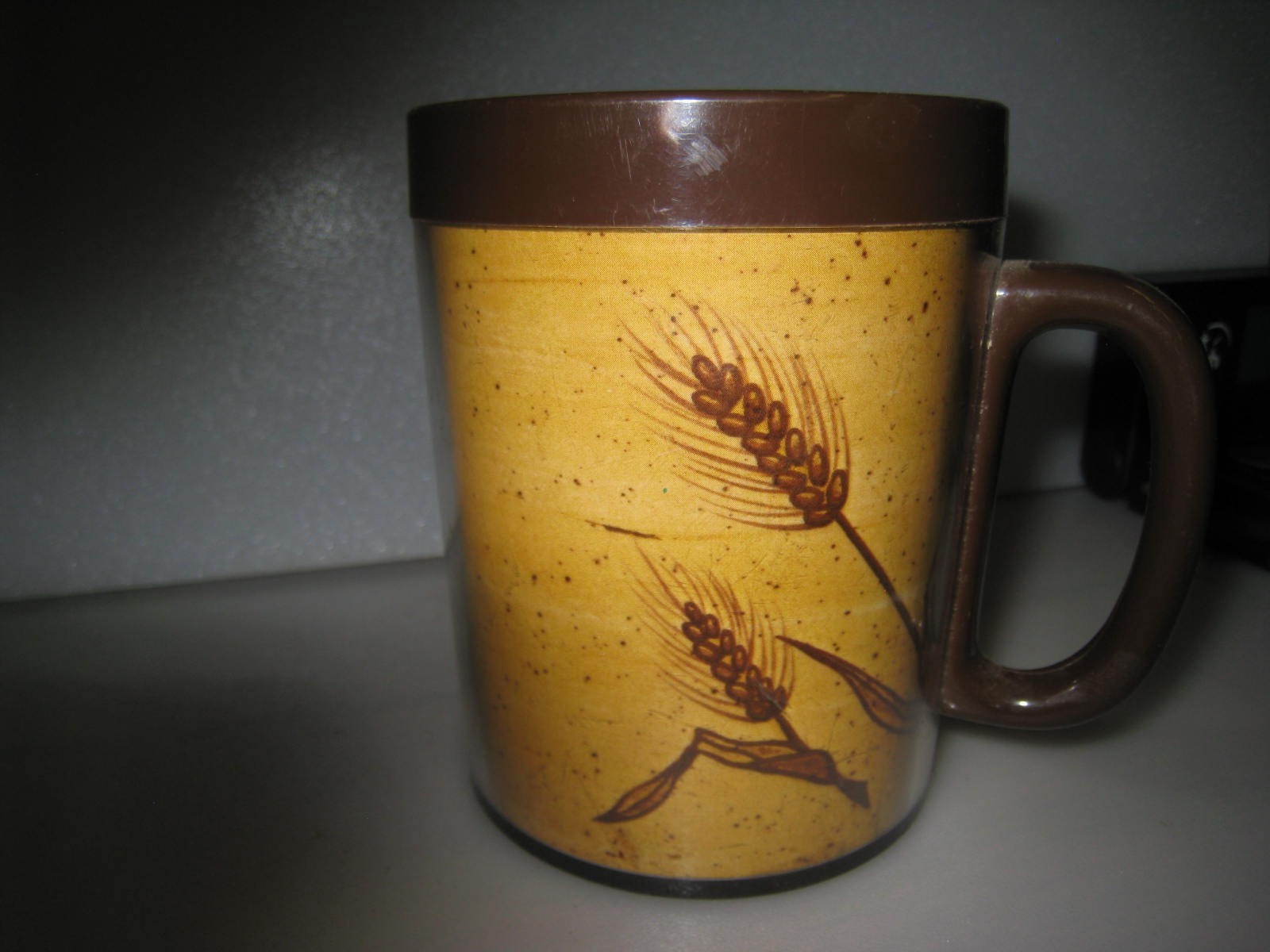 FARM-OYL OIL CO 50TH ANNIVERSARY PROMOTIONAL ADVERTISING MUG VINTAGE THERMO SERV