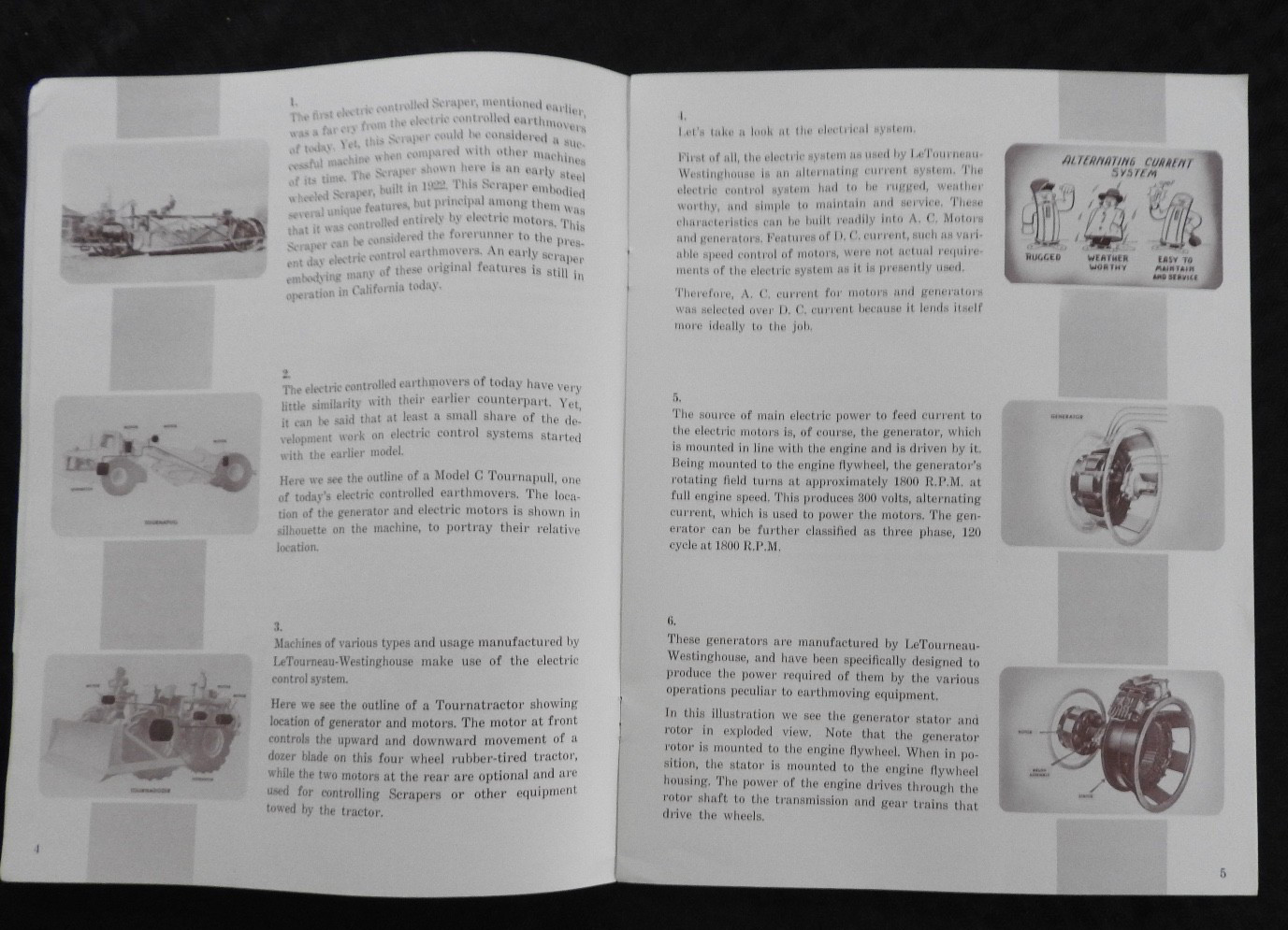 1952 LW LeTourneau-Westinghouse Electrical Operation of Earthmoving Equipment