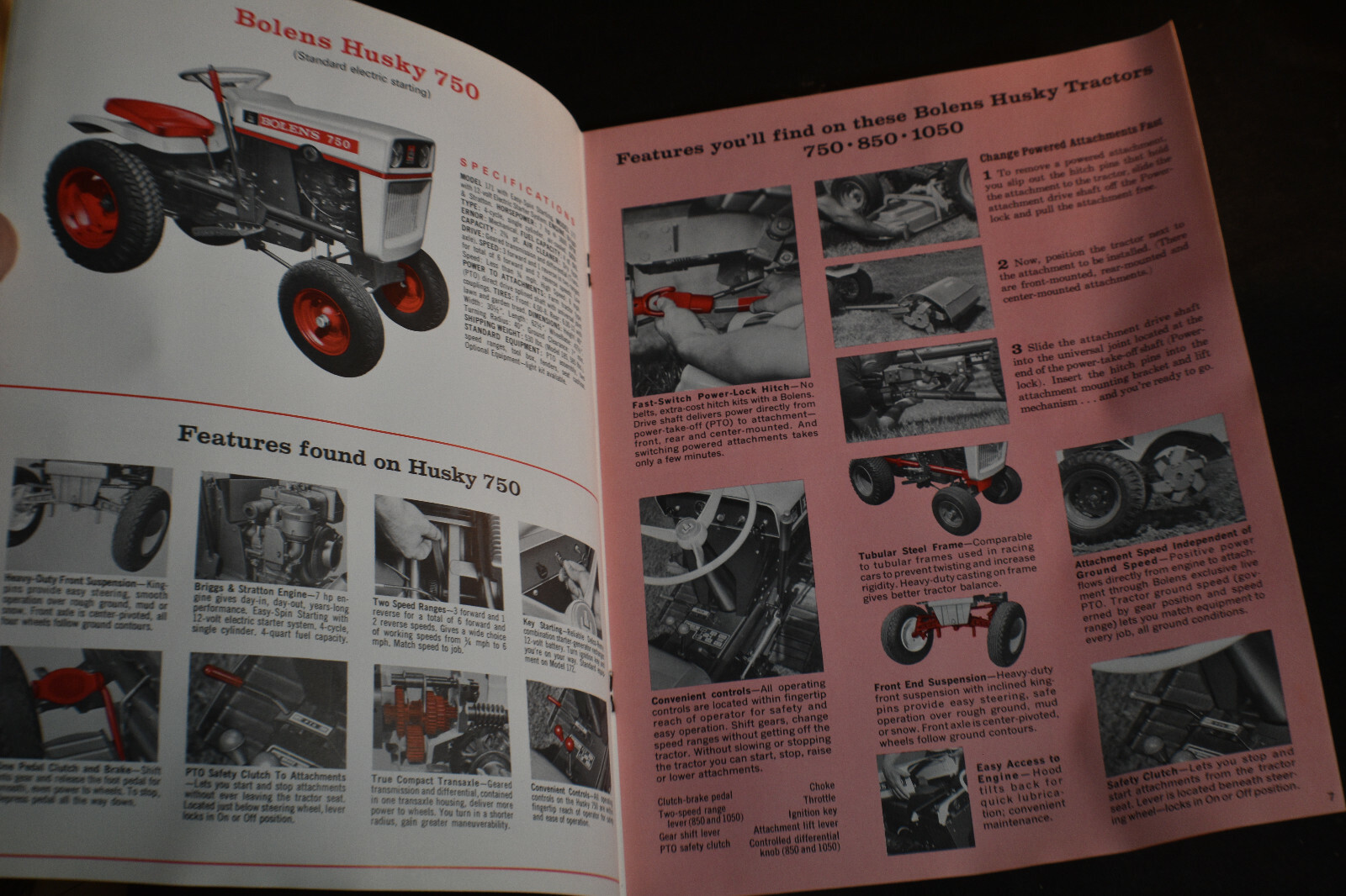 Bolens Husky Tractors Brochure