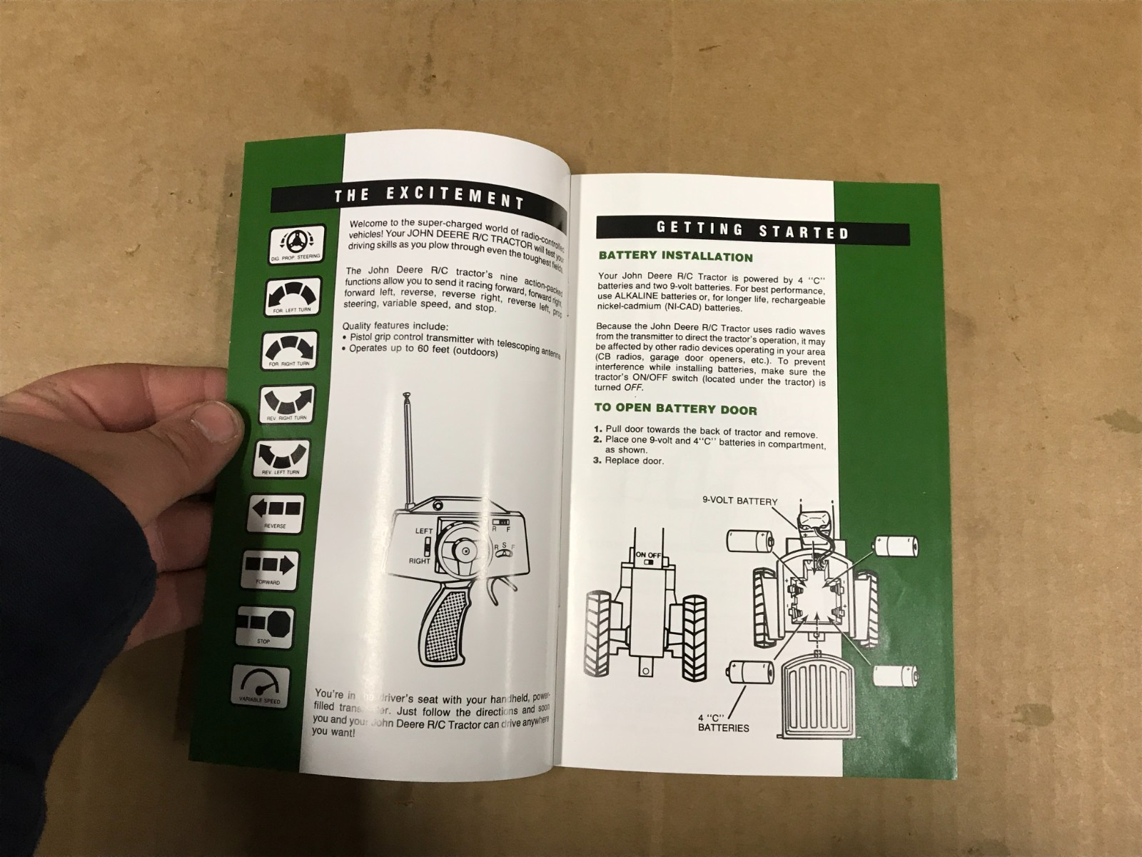 Vintage ERTL R/C John Deere Tractor Owner&rsquo;s Guide