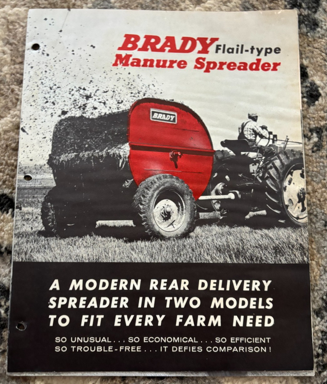 Brady Flail Type Manure Spreader Brochure FCCA25