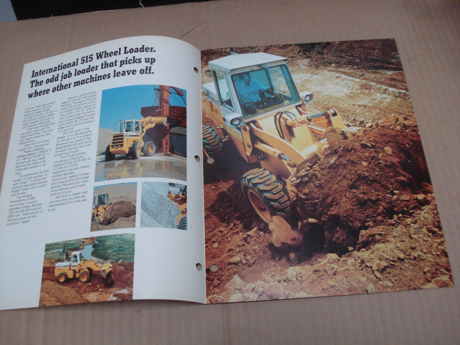 International 515 Wheel Loader Brochure