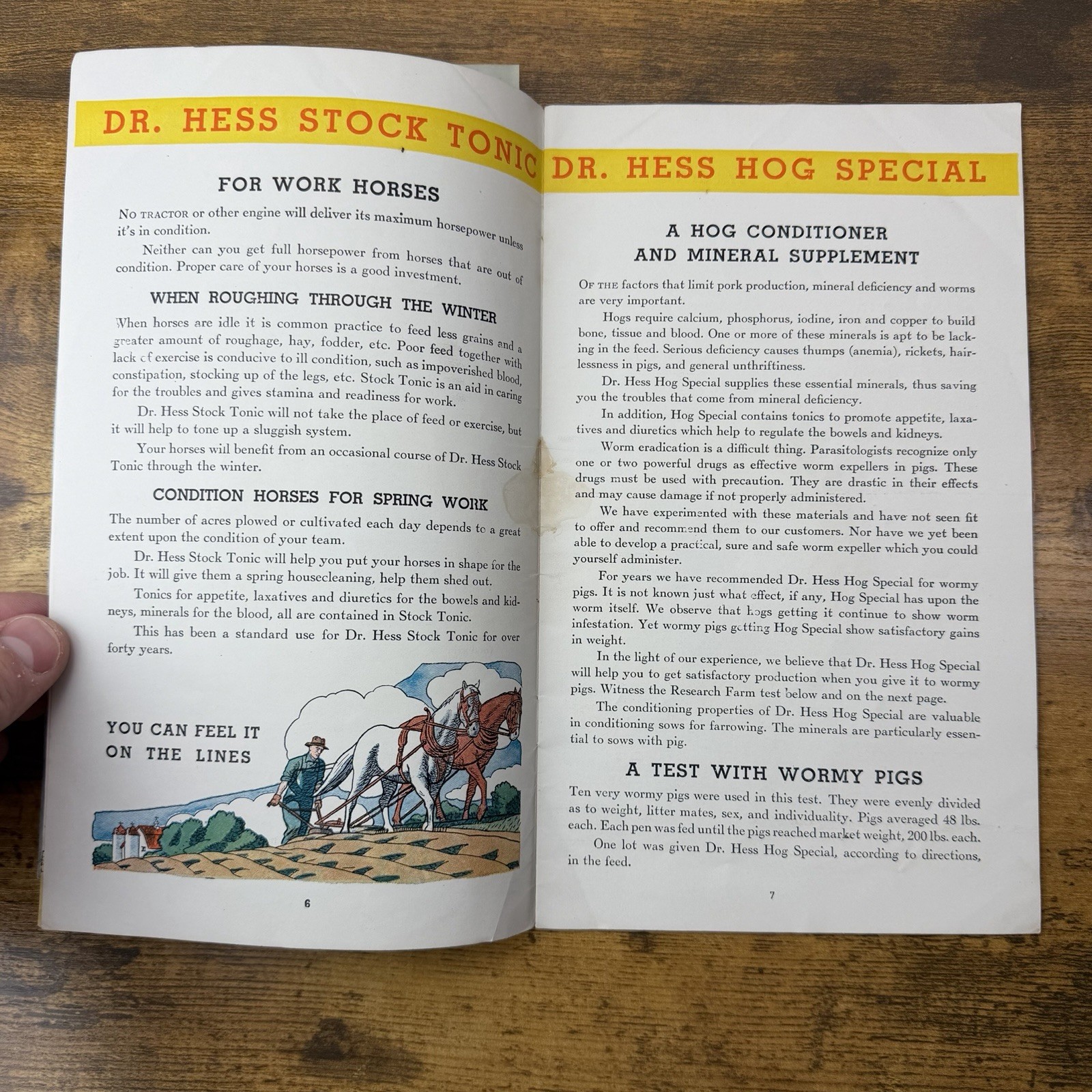 Antique 1930s Dr. Hess & Clark Annual Catalog Agriculture Ephemera + Price List