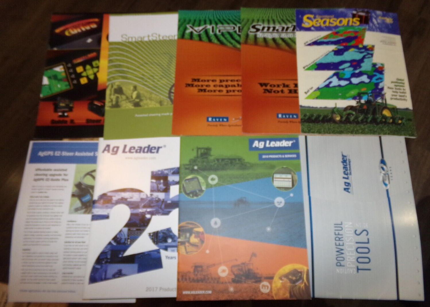 9-lot 1990&rsquo;s-2010&rsquo;s equipment guidance system brochures nice used
