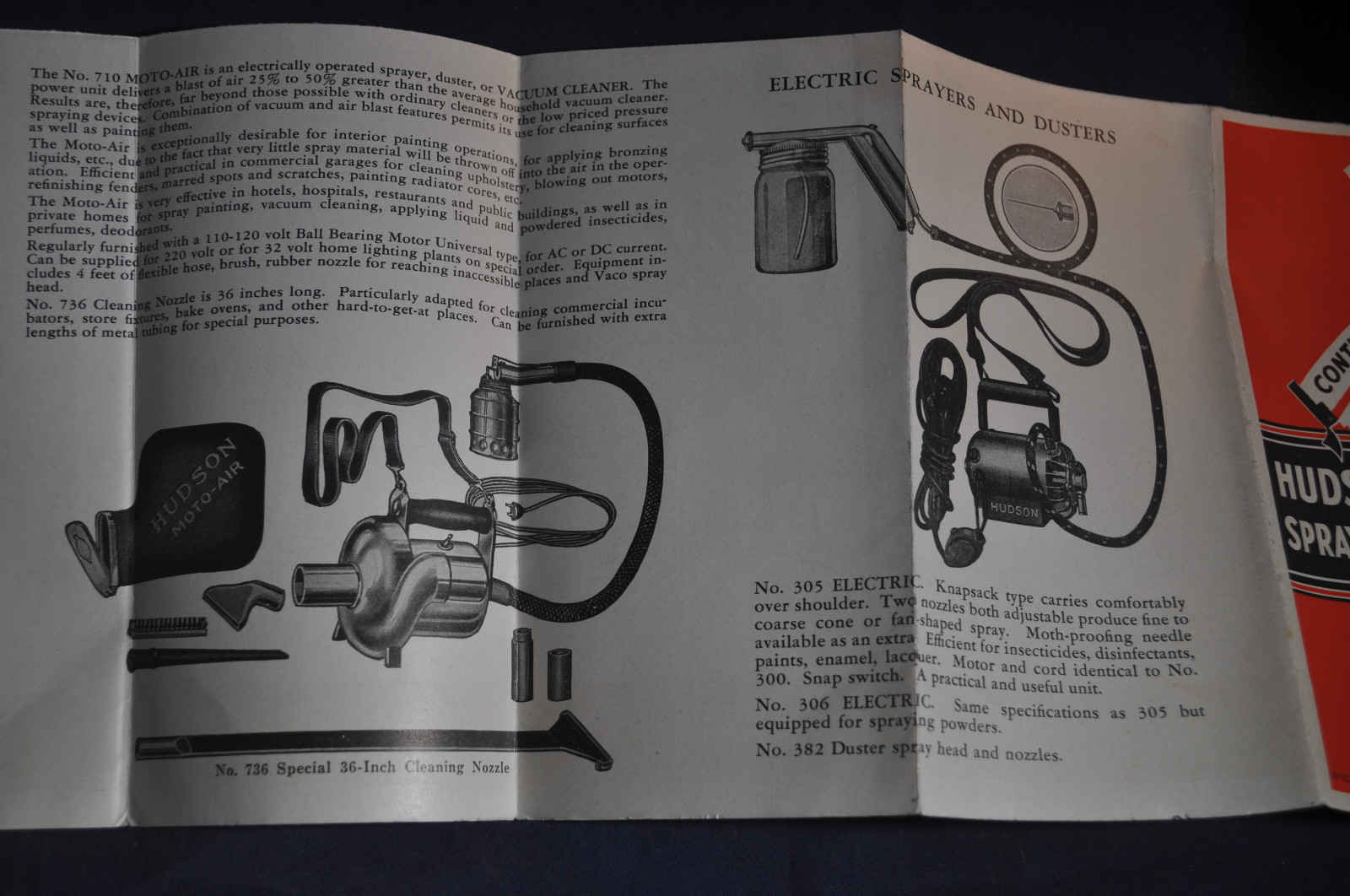 1936 Hudson Continuous Sprayers and Atomizers Brochure