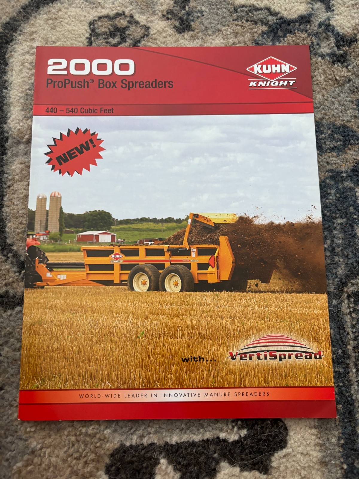 Kuhn Knight 2000 ProPush Box Manure Spreaders Brochure FCCA25