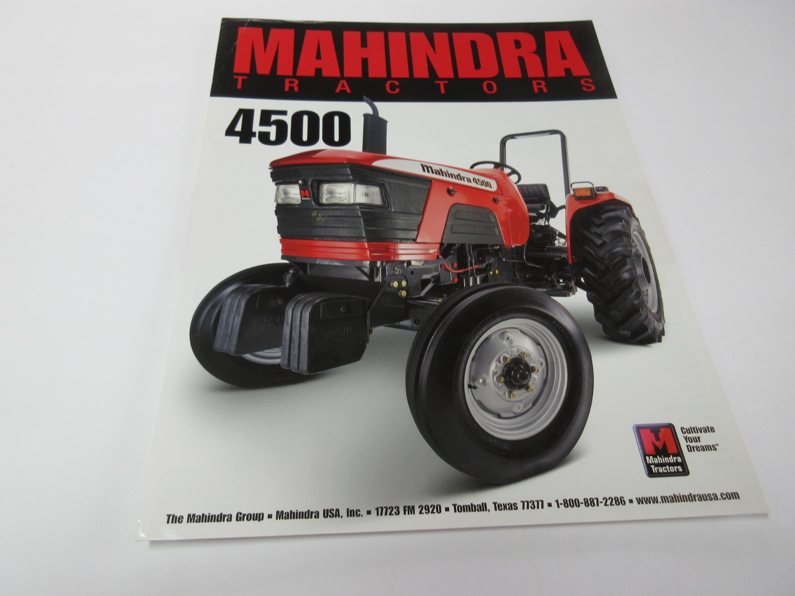 Mahindra 4500 Series Tractor Brochure 2 Page
