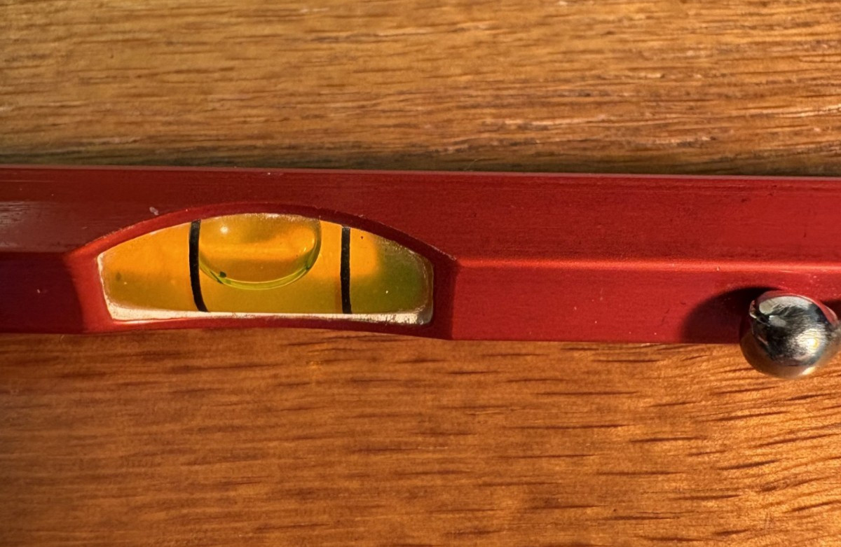 Vintage Stevens Level,5.25&Prime;, Fisher Farmers Grain & Coal,Adv.Excellent