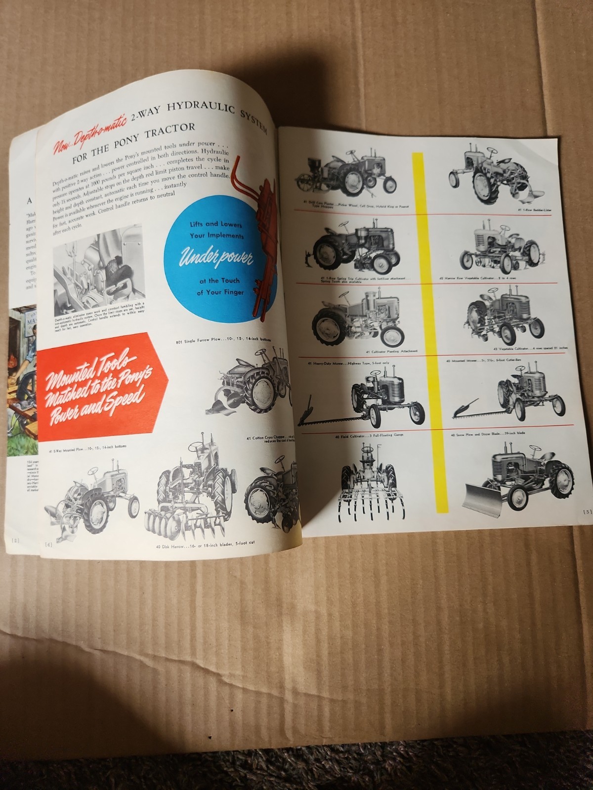 VINTAGE MASSEY HARRIS BUYERS Full Tractor GUIDE Orchard Hillside Rice CATALOG