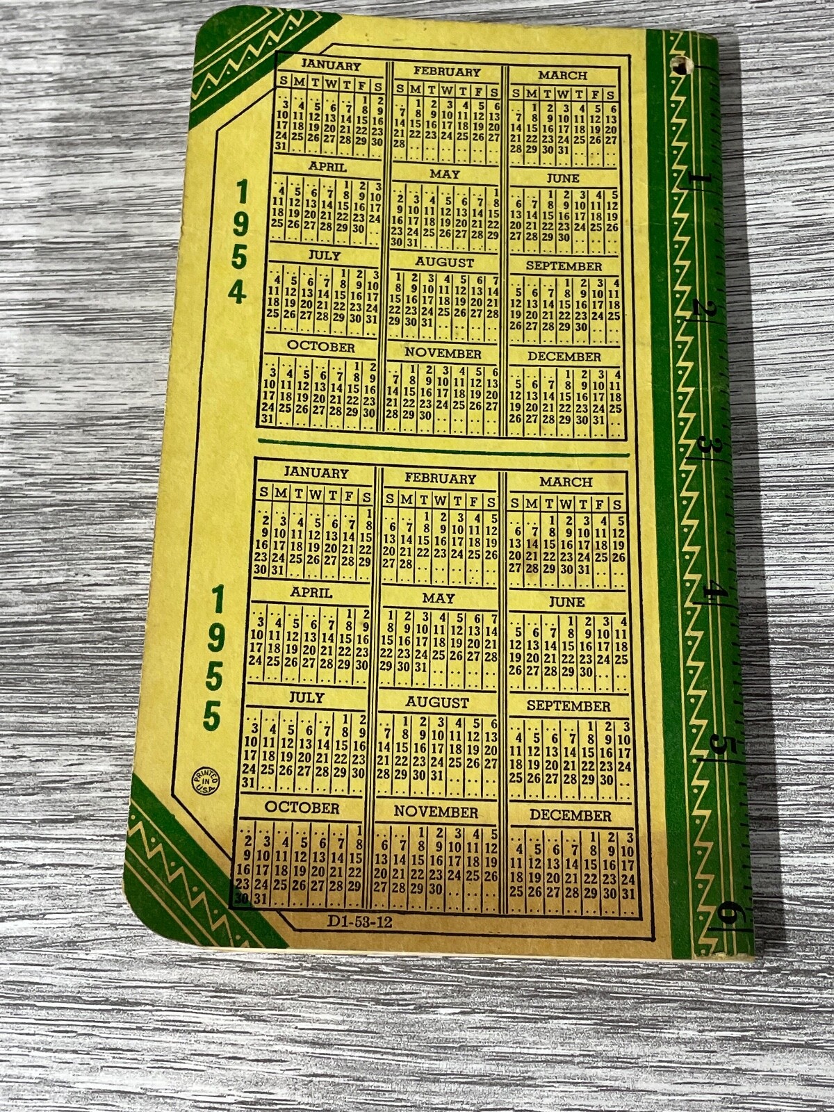 Farmer&rsquo;s Pocket Ledger Newark Ohio 6.5&Prime; x 3.5&Prime; Harvester & Daugher 1954-55 Unuse