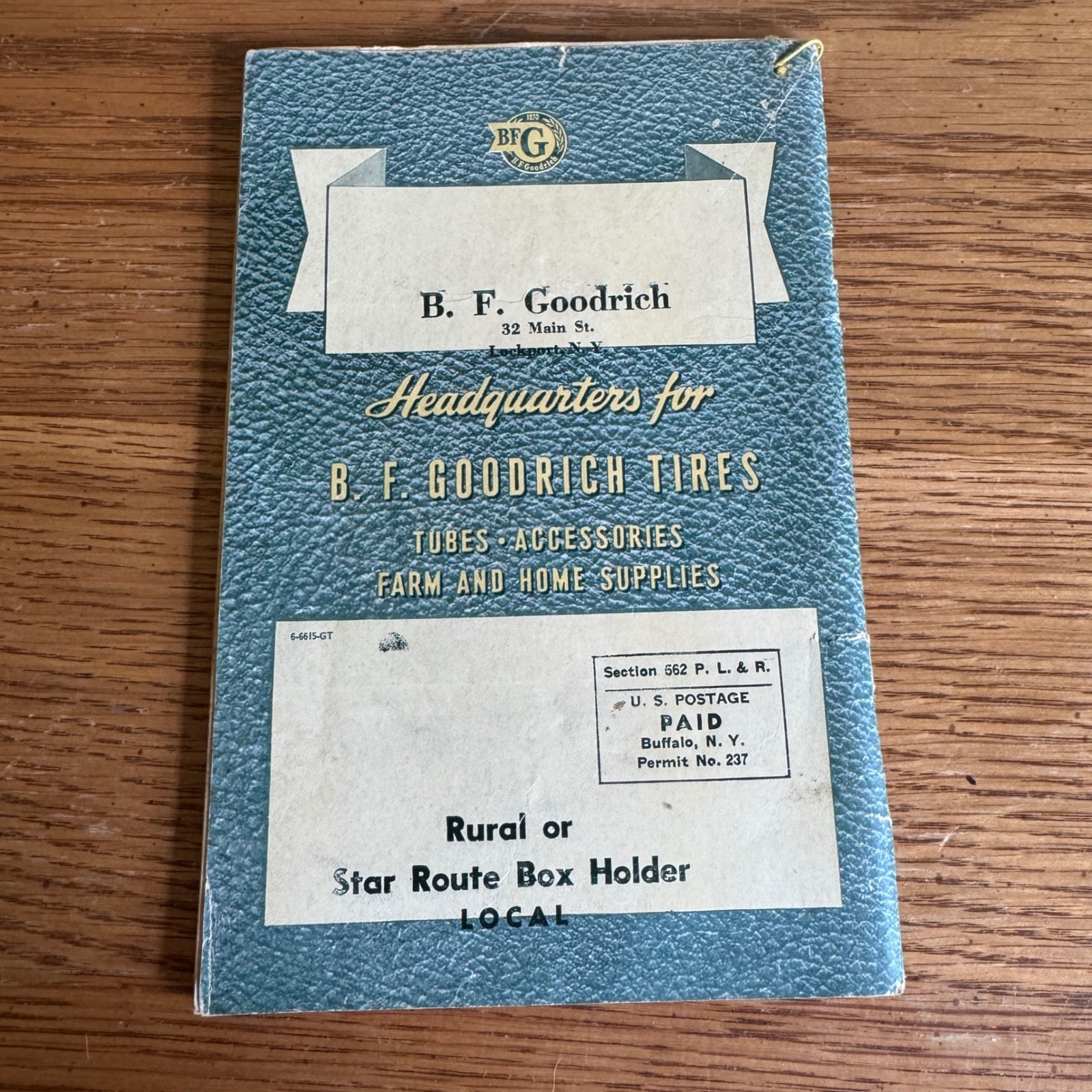 1947 BF Goodrich Farmers Handbook and Almanac Vintage Agriculture Advertising