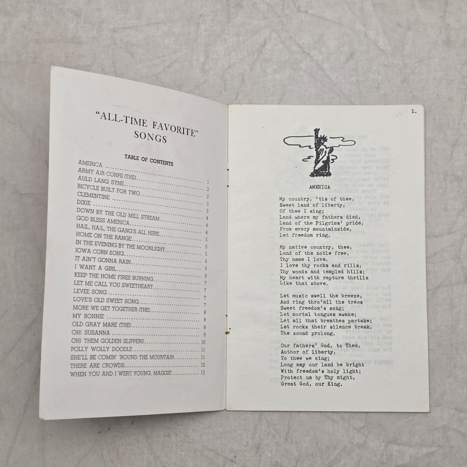 Rath Management Club Songs Book May 1952 Waterloo Iowa Meat Packing Packer 50s