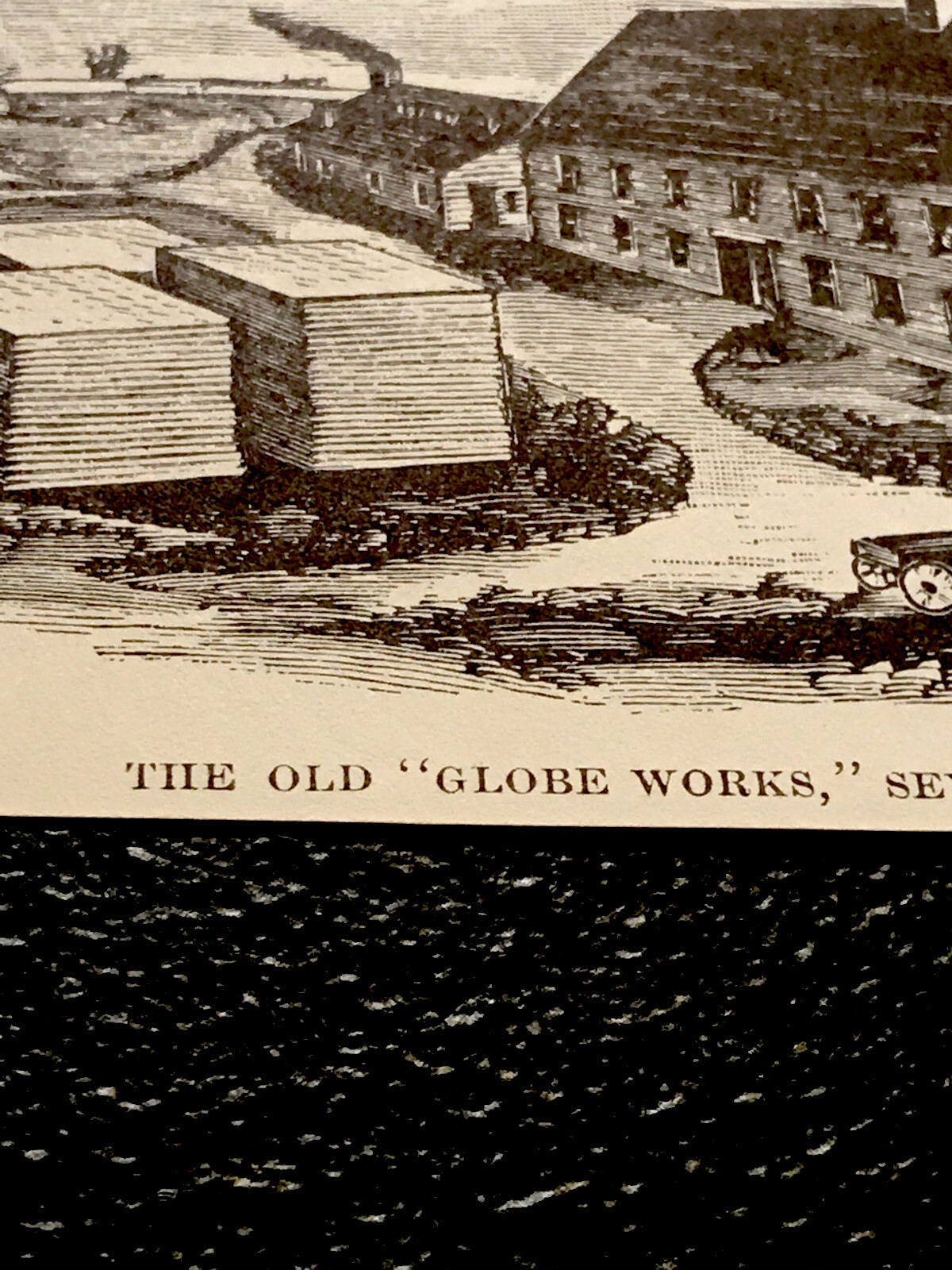 1889 The Old Globe Works – Seymour & Morgan Engraving Advertising