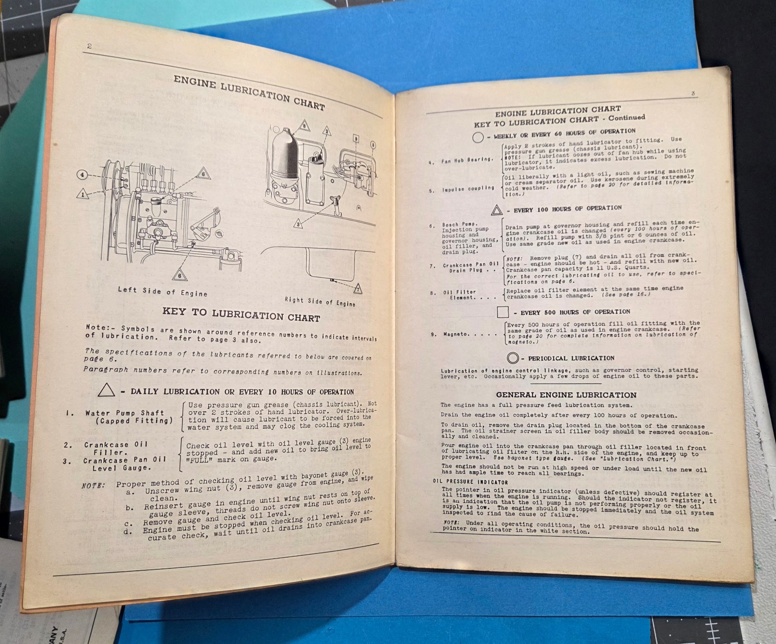 Vintage McCormick Deering WD 9 Tractor Manual 1941 WWII Tires