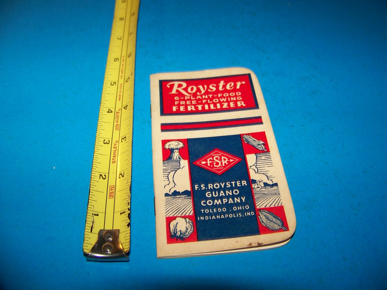 Royster Fertilizer « Daily Reminder » Memo Booklet 1954 F.S. Royster Guano Comp.