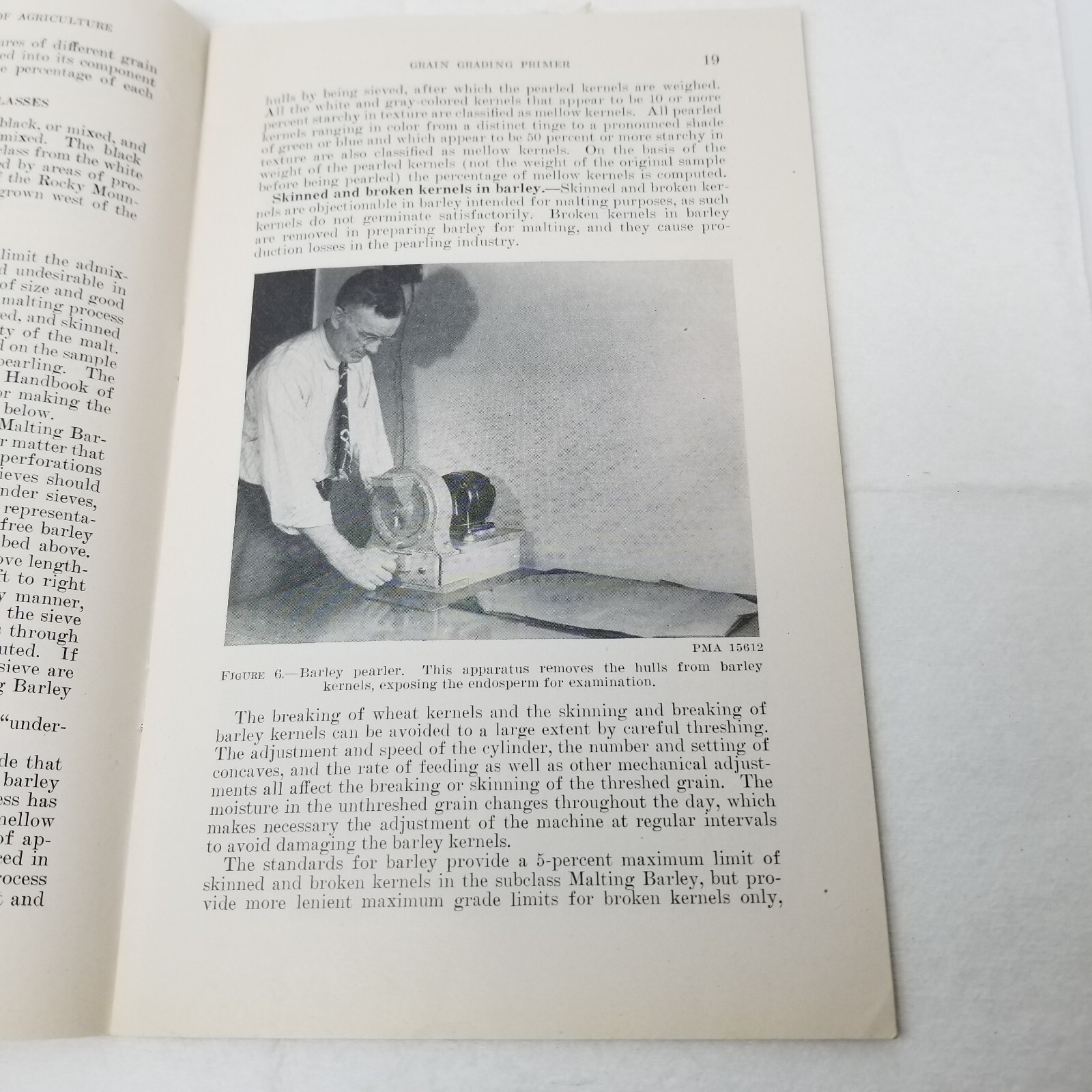 Grain Grading Primer 1948 Farmers&rsquo; Bulletin Booklet 325 USDA Photos Charts