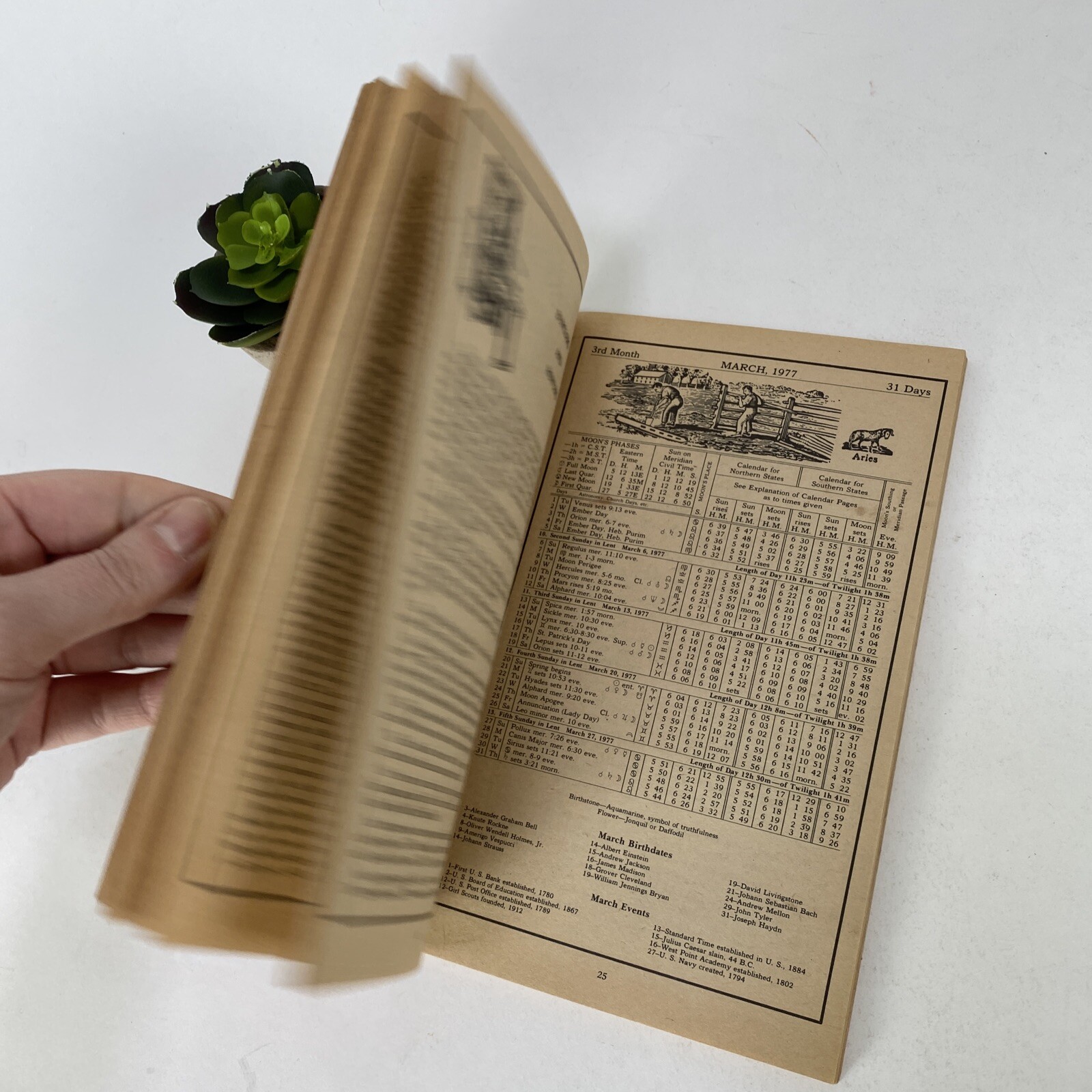 1977 American Farm and Home Almanac Edited by Ray Geiger