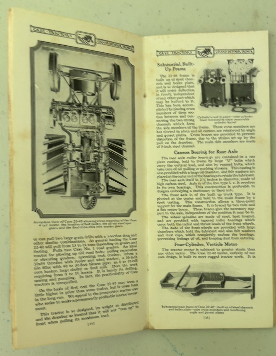 Case Kerosene Tractor & Grand Detour Plows Brochure DCPA26