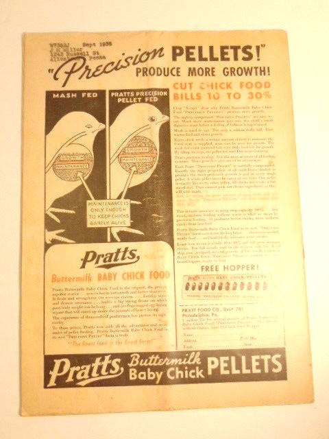 April 1935 Everybodys Poultry Magazine with ads and articles for poutry farmers.