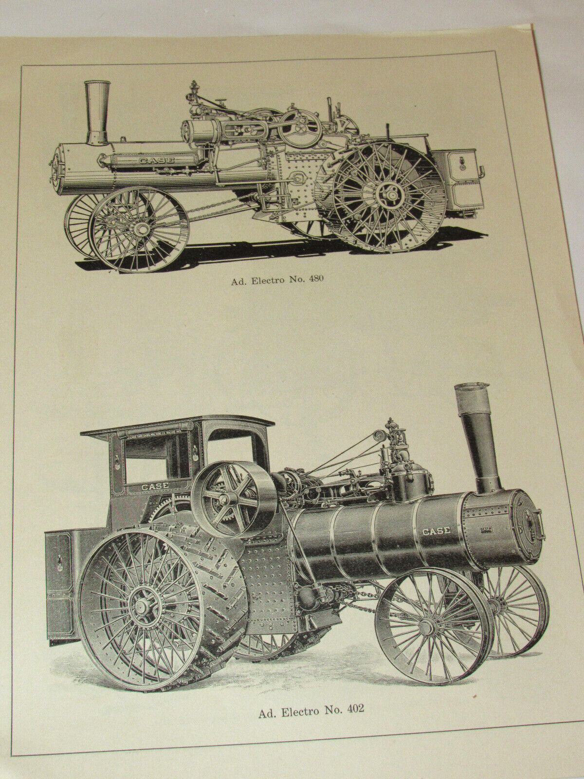 1914 JI CASE DEALER CONTEST BOOKLET! ELECTROTYPE CATALOG! TRACTORS/CARS/THRESHER