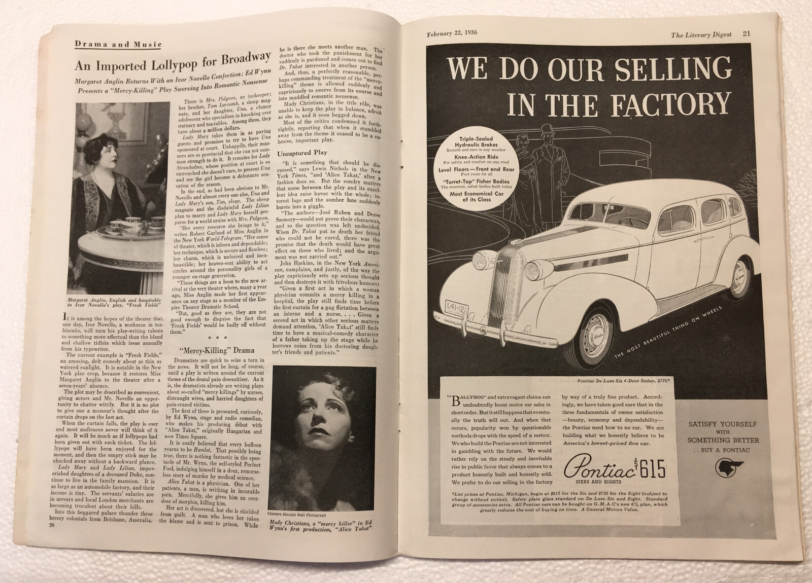 THE LITERARY DIGEST MAGAZINE — FEBRUARY 22, 1936